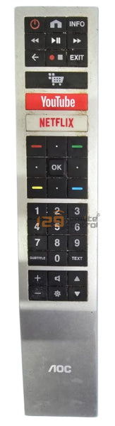 (Local SG Shop) 43S5295/98T. AOC TV Remote Control Alternative Replacement with NetFlix Function. 43S5295/98T.