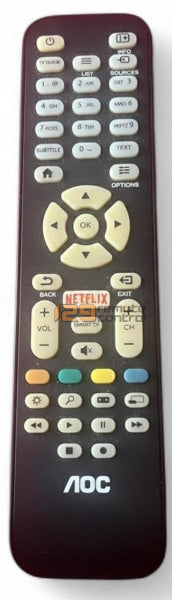 (Local SG Shop) RC1994715/01. AOC TV Remote Control Alternative Replacement with NetFlix Function. RC1994715/01.