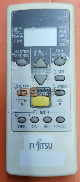 (Local SG Shop) AR-JE6. 2nd Hand Original Used Fujitsu AirCon Remote Control For AR-JE6.