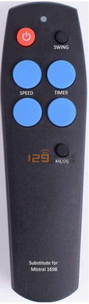 (Local SG Shop) FW4093R GE-TYMV22R. Brand New High Quality Substitute Toyomi Fan Remote Control For FW4093R. GE-TYMV22R.