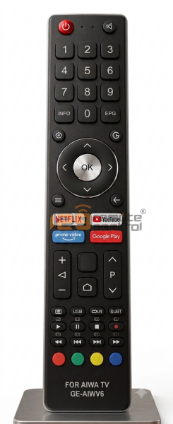 (Local SG Shop) GE-AIWV6. New High Quality Substitute AIWA Smart TV Remote Control Replacement for AIWA Television in Singapore GE-AIWV6.