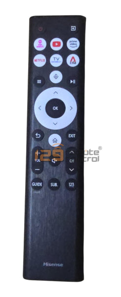 (Local SG Shop) GE-HISTV1R. New High Quality Hisense TV Remote Control Substitute Alternative Replacement.