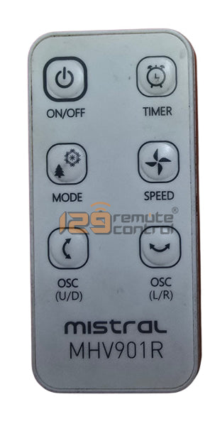 (Local SG Shop) MHV901R. Brand New High Quality Substitute Mistral Stand/Wall Fan Remote Control MHV901R. GE-TF700R.