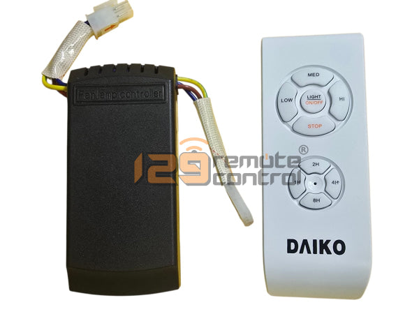 (Local SG Shop) Original New Daiko Ceiling Fan Remote Control AC Receiver &amp; 3 Speed Remote Control Set.