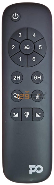 (Local SG Shop) PO. Genuine New Original PO Ceiling Fan Remote Control To Replace For PO DC Ceiling Fan Remote - 6 Speed.&nbsp;