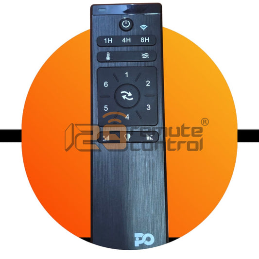 (Local SG Shop) PO. Genuine New Original PO Ceiling Fan Remote Control To Replace For PO DC Ceiling Fan Remote - 6 Speed.