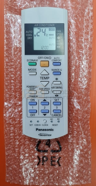 (Local SG Shop) CS-S18MKZW Genuine Factory New Original Panasonic AirCon Remote Control To Replace For CS-S18MKZW.