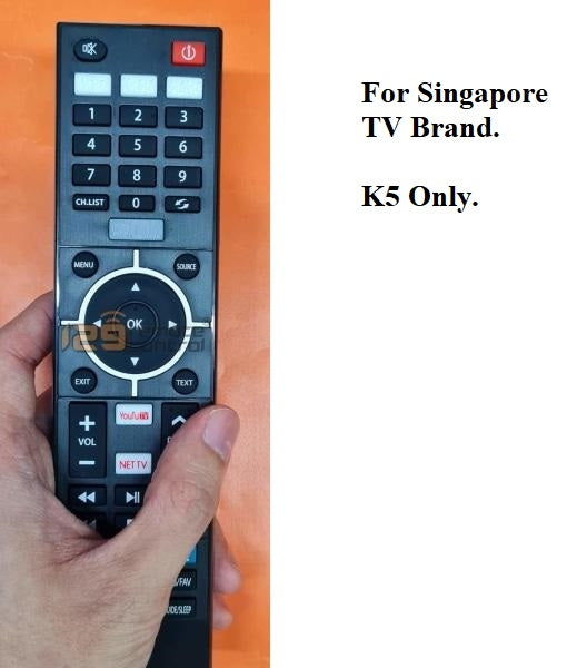 (Local SG Shop) K5 New High Quality Substitute Android TV Remote Control For K5 TV Television K5 Alternative Replacement. K5 V1R