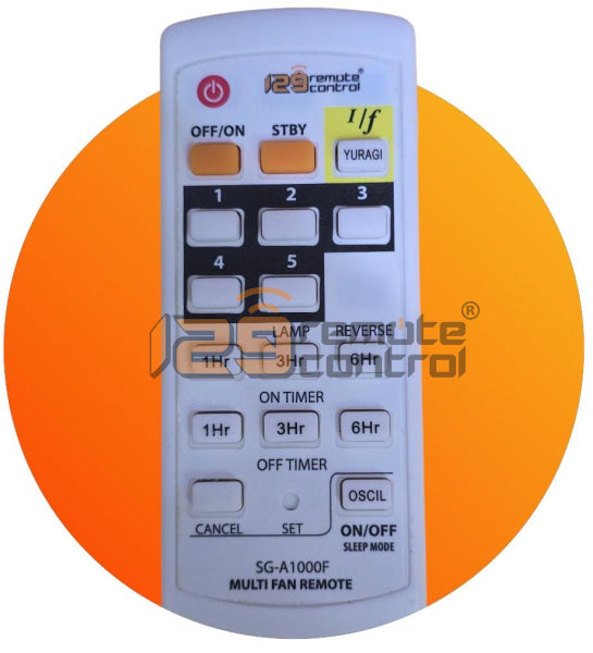 SG-A1000F Ceiling Fan Remote Control Replacement - High Quality