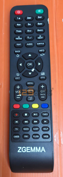 (SG Local Retail Shop) ZGEMMA. Genuine New Original ZGEMMA TV Remote Control for ZGEMMA.