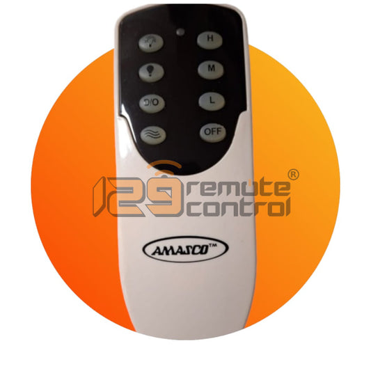 (SG Retail Shop) New Substitute Amasco Ceiling Fan Remote Control for AMC-LED-W