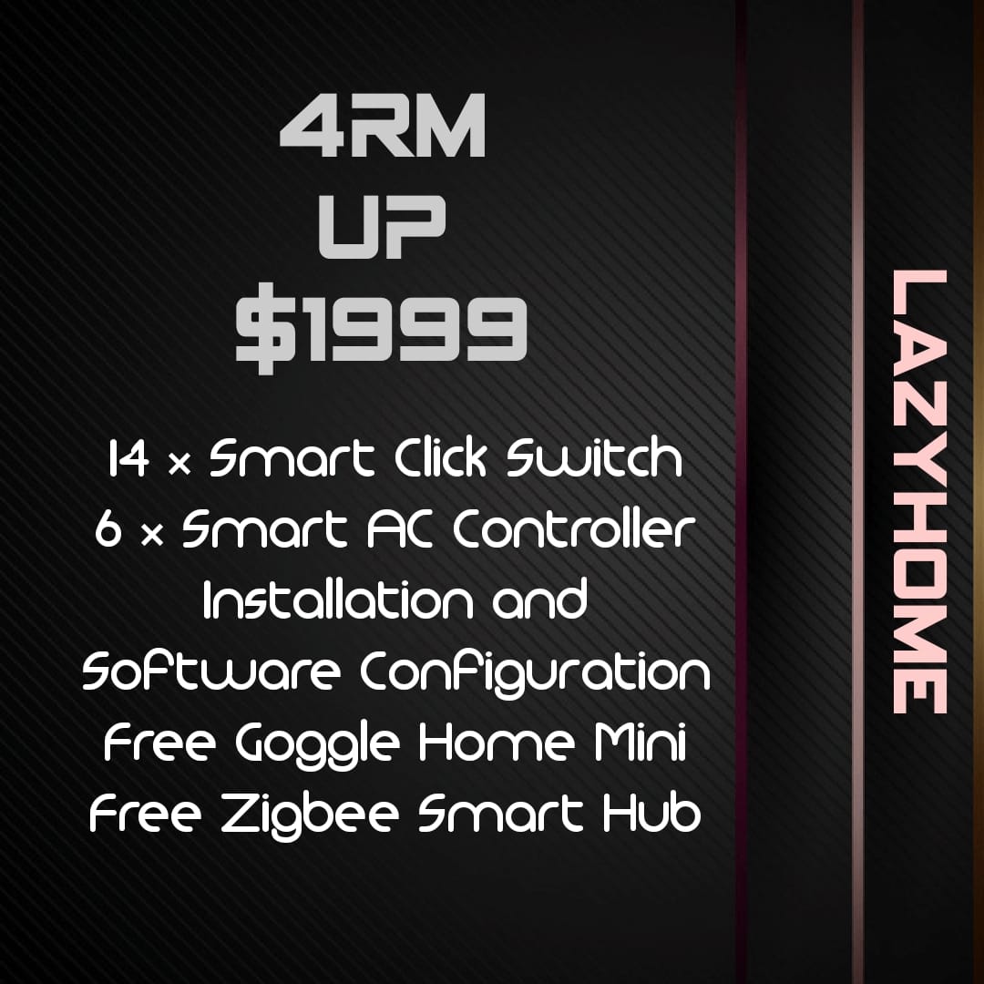 4 Room & Above - Smart Home (By Lazy Home Singapore)
