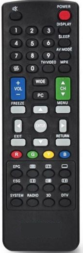 New High Quality Sharp TV Remote Control - New Substitute - Remote Avenue - Online Store | Local Shop in Singapore Since 1986