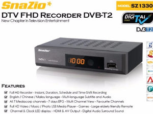 Snazio Digital TV Box (Substitute New Remote Control Replacement) GE-SNXV1.