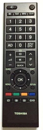 (Local Shop) Genuine 100% New Original Toshiba TV Remote Control For 50L2300VE