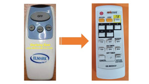 (Local Shop) New High Quality Substitute Elmark Ceiling Fan Remote Control (Substitute Model: GE-M200MF)