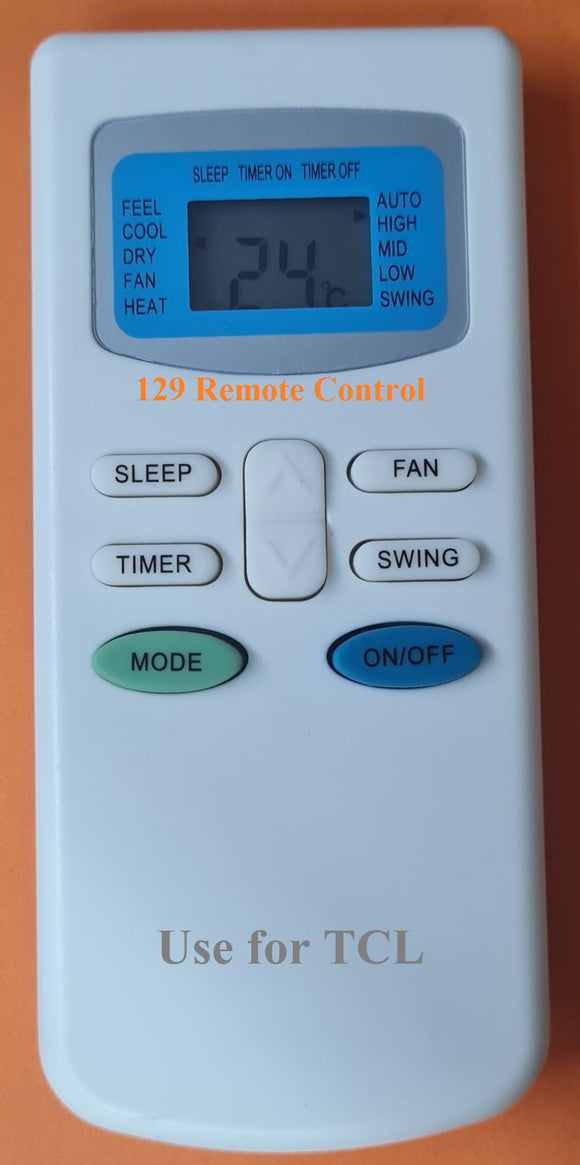 (Local Shop) New High Quality Substitute Remote for TCL AirCon Remote Control