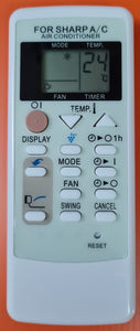 (Local Shop) New Basic Quality Sharp AirCon Remote Control - New Substitute To Replace For CRMC-A656JBEZ.