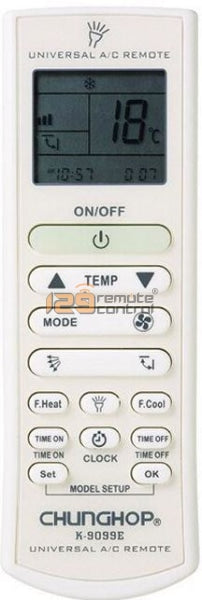 Chunghop Universal Aircon Remote Control K-9099E