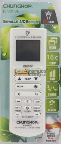 Chunghop Universal Aircon Remote Control K-9099E