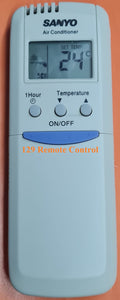 (Local SG Retail) New High Quality Sanyo Substitute AirCon Remote Control for RCS-7S1E