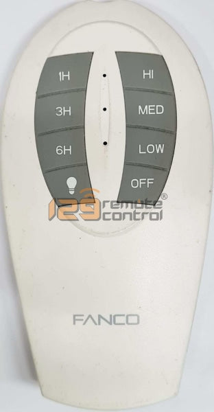 (Local SG Shop) Fanco Remote Control Replacement (White) V2