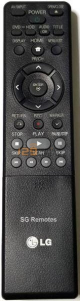 Remote Control Rh397h (Local SG Shop) RH387H. Genuine New Original LG DVD Recorder Remote Co ...