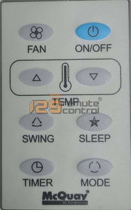 (Local SG Shop) Genuine New Original McQuay AirCon Remote Control