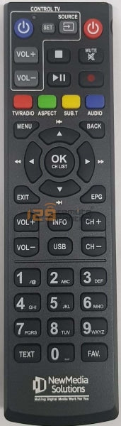(Local SG Retail Shop) Genuine New Original New Media Solution Digital Box Remote Control
