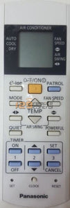(Local Shop) Genuine New Original Panasonic AirCon Remote Control Replace Substitute For A75C3182