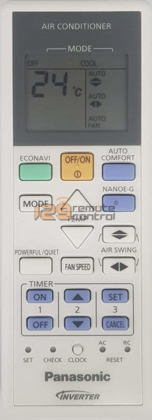 (Local SG Shop) CS-XS9RKZW. Genuine New Original Panasonic AirCon Remote Control For CS-XS9RKZW.   