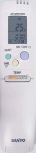 (Local SG Shop) Genuine New Original Sanyo AirCon Remote Control New Version to Replace for RCS-4VPIS4EE Only.