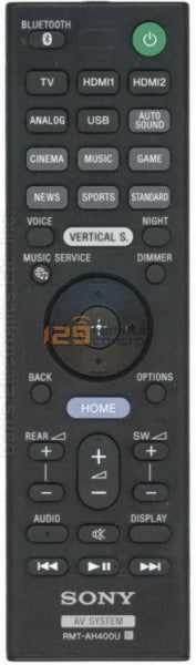 (Local SG Shop) Genuine New Original Sony AV System Remote Control - RMT-AH400U