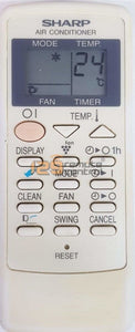 (Local Shop) Genuine Used Original Sharp AirCon Remote Control CRMC-A656JBEZ.