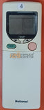 (Local SG Shop) A75C2183. Genuine Used Original National AirCon Remote Control For A75C2183. (Remote Number: 4)