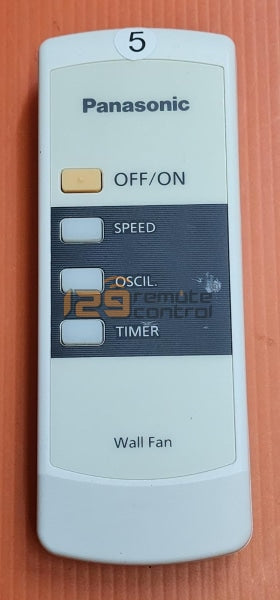 (Local SG Shop) F-409MS. Used - Genuine Original Panasonic Wall Fan Remote Control F-409MS. Used. (Code no: 5)