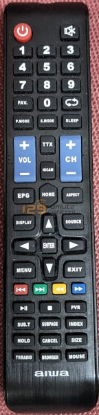 MATCOM New Smart TV Remote Control for CHIQ Smart TV U55H7A U58H7A U43H7A  Controller with Aiwa Led Remote (GCBLTV02ADBBT), black