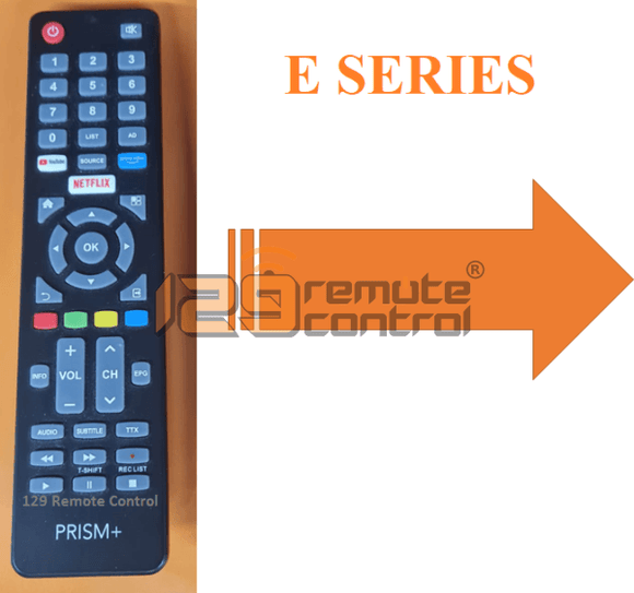 (Local SG Shop) PRISM+ PLUS | Standard Quality Smart TV Handheld Remote Control Replacement For E & Q Series. (GE-ERMV1 & GE-QRMV2)