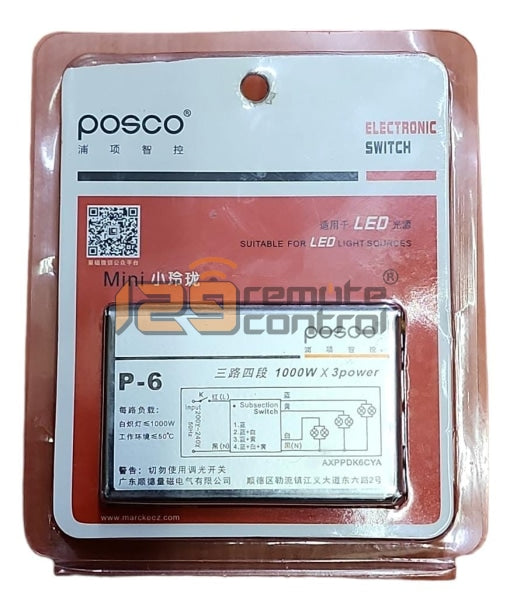 (Local Shop) Authentic Genuine New Original Posco P-6 P6 Electronic Switch (3 Way)