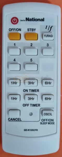 (Local Shop) F-400MS Brand New High Quality National Wall Fan Remote Control Replace For F-400MS.