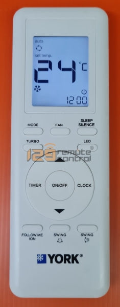 (Local Shop) Genuine Newer Version Original York AirCon Remote Control Replace For RG93A/BGEF RG94A/BGEF