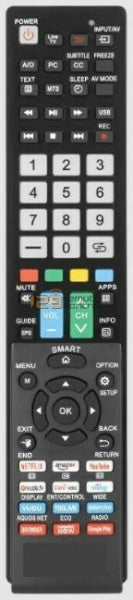 Sharp Remote Universal (Local Shop) GJ223 Sharp Universal New High Quality Sharp TV Alternati ...