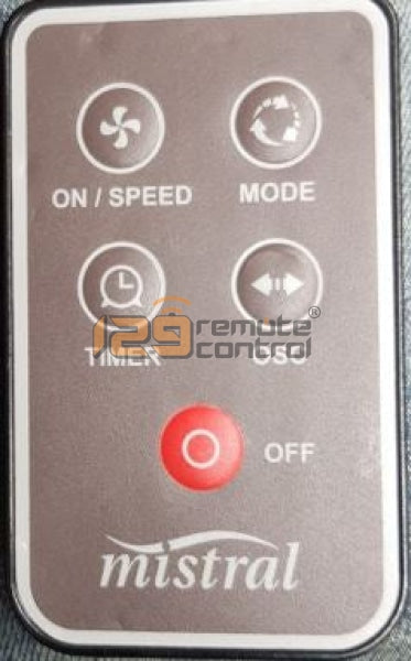 (Local Shop) Mistral New High Quality Substitute Mistral Wall Fan Remote Control For MWF1670R. (V8)