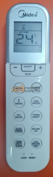 (Local Shop) SMKS-12 New High Quality Midea Substitute AirCon Remote Control For Wall Mounted SMKS-12.