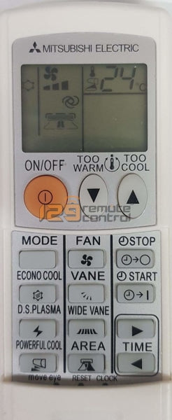 (Local Shop) New High Quality Mitsubishi Electric Aircon Remote Control