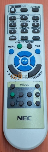 (Local Shop) PA721X. NEC New High Quality Alternative Remote Control - New Substitute For NEC Projector. PA721X.