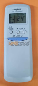 (Local Shop) Used Genuine Original Authentic Sanyo AirCon Remote Control Model: RCS-7S1E - Working Condition.