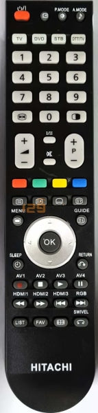 (Local Shop) New High Quality LCD Hitachi TV Remote Control Substitute For CLE-981