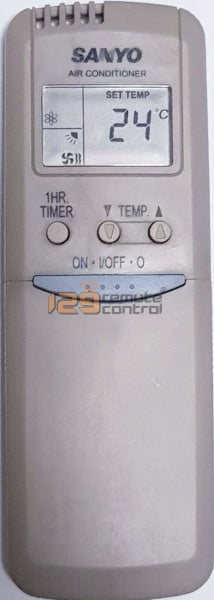 (Local Shop) New High Quality Sanyo AirCon Remote Control Substitute for RCS-7S1E.