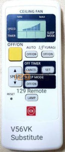 (Local Shop) V56VK New High Quality Substitute KDK Ceiling Remote Control for V56VK. Direct Using.